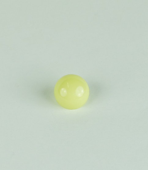 Dome Shank Button Size 18L x10 Lemon - Click Image to Close